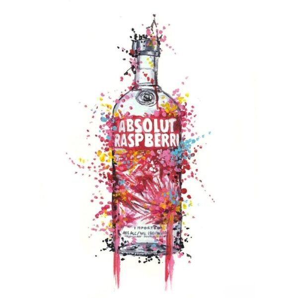 Absolut Vodka Raspberri 750ml - Imagem 3